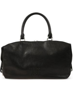 Marge Sherwood Dumpling Leather Tote Bag - Black