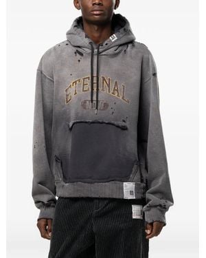 Maison Mihara Yasuhiro Sun-Faded Like Hoodie - Grey