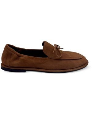 Pomme D ́Or Bow-Detail Loafers - Brown