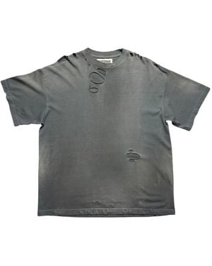 Satoshi Nakamoto T-Shirt Wabi Sabi À Effet Usé - Grey
