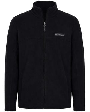Columbia Basin Trail Logo-Patch Full-Zip Fleece Jacket - Blue