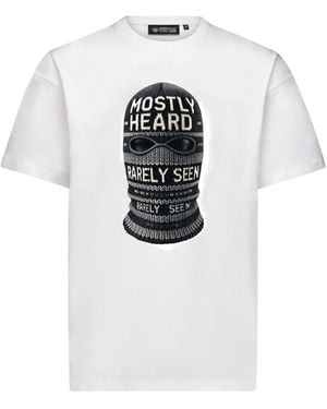Mostly Heard Rarely Seen T-Shirt Ski Mask - Bianco