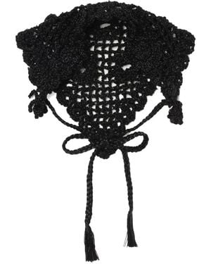 CA4LA Crocheted Hat - Black