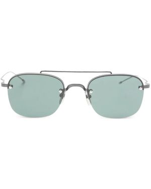 Thom Browne Pilot-Frame Sunglasses - Green