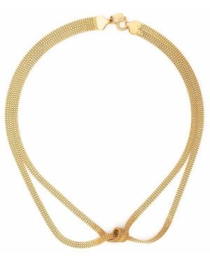 Wouters & Hendrix Serpentine Long Flat Chain Necklace - Metallic
