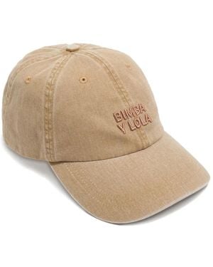 Bimba Y Lola Logo-Detail Cap - Natural