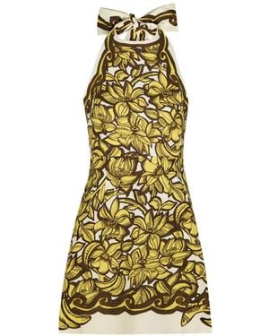 ALÉMAIS Mona Mini Dress - Yellow