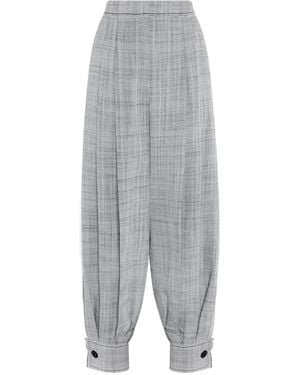 ROKSANDA Ovar Button-Cuff Trousers - Grey