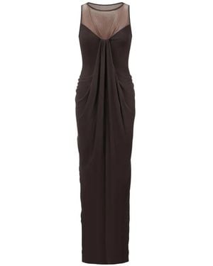 Oude Waag Twisted Maxi Dress - Brown