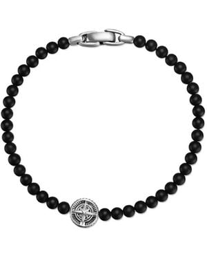 David Yurman コンパス オニキス ブレスレット スターリングシルバー - ブラック