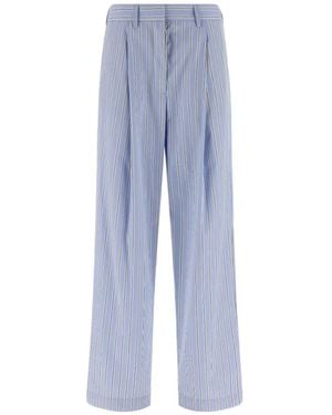 Jejia Sally Striped Trousers - Blue