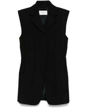 Sportmax テーラード ベスト - ブラック
