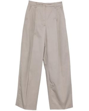 Thelatest Pleated-Front Pants - Gray