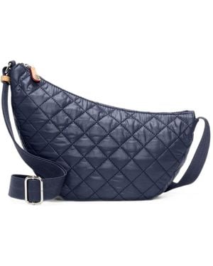 MZ Wallace Bolso De Hombro Metro Smile Pequeño Acolchado - Azul