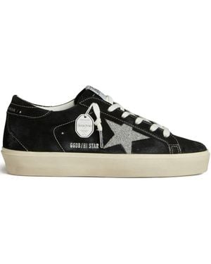 Golden Goose Hi Star Lace-Up Trainers - Black