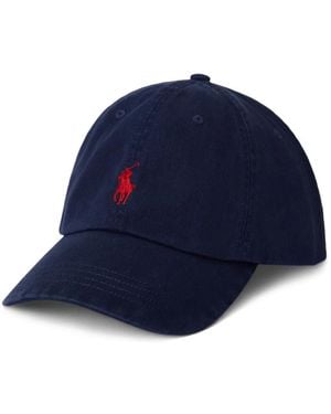 Polo Ralph Lauren Embroidered-Logo Baseball Cap - Blue
