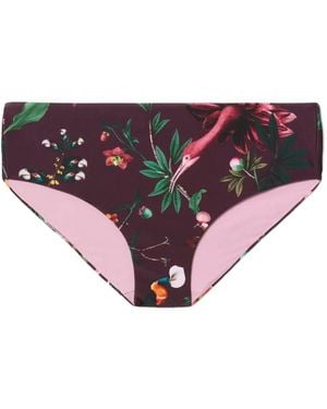 La DoubleJ Boy Floral-Print Bikini Briefs - Pink