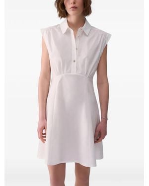 Liu Jo Robe Courte En Popeline - White