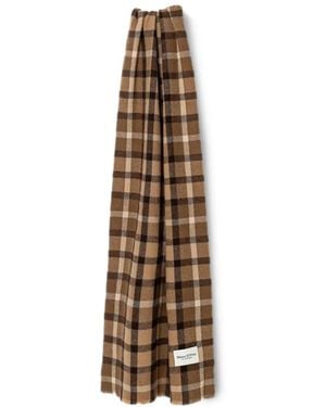 Marc O' Polo Checked Scarf - Natural