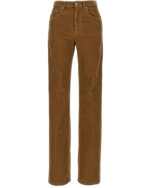 Saint Laurent コーデュロイ パンツ - ブラウン