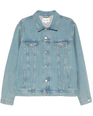 Lacoste Crocodile デニムジャケット - ブルー