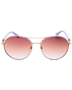 Guess Round-Frame Sunglasses - Pink