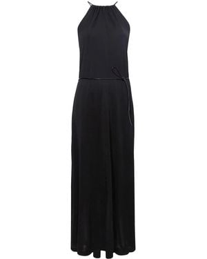 Proenza Schouler Soft-Jersey Halterneck Maxi Dress - Blue