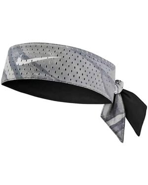 Nike Dri-Fit Reversible Printed Head Tie - Grey