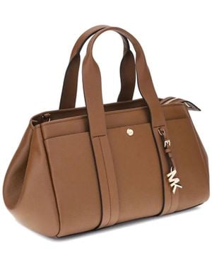 Michael Kors Bolso satchel Rome pequeño - Marrón