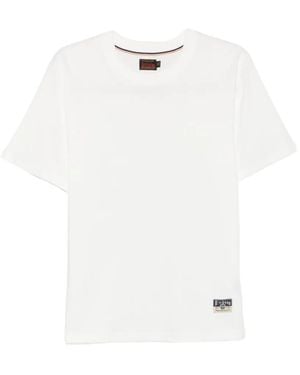 Evisu Camiseta Seagull Con Logo Bordado - Blanco