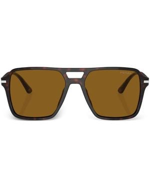 Prada Occhiali Da Sole Tartarugati - Marrone