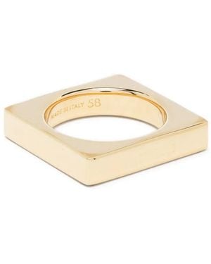 Jacquemus Anello La Bague Carre - Metallizzato