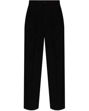Balenciaga Pleated Pocket Trousers - Black