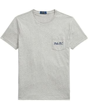 Polo Ralph Lauren Heritage Pocket T-Shirt - Grey