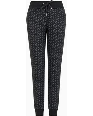 ARMANI EXCHANGE Logo Pants - Black