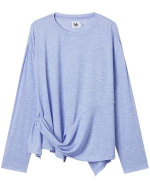 B+ AB Knot Asymmetric Top - Blue