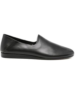 Jacquemus Logo-Print Loafers - Black