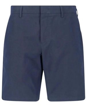 Paul Smith Bermuda Shorts Met Rits - Blauw