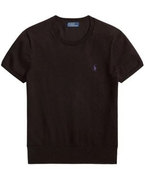 Polo Ralph Lauren Short-sleeve Crew-neck Top - ブラック