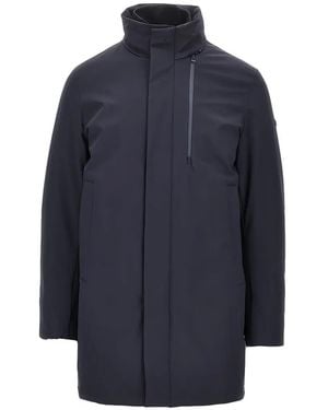 DUNO Manteau Blake À Col Montant - Blue