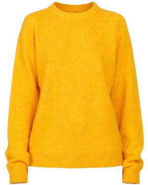 Frenckenberger Crew-Neck Sweater - Yellow