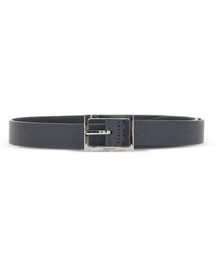 Orciani Ceinture Réversible Dollaro Double - White
