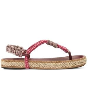 Isabel Marant Gypso Braided Sandals - Brown