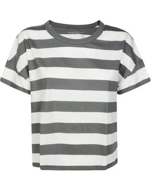 Majestic Filatures ストライプ Tシャツ - グレー