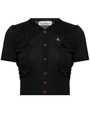 Vivienne Westwood Buttoned Top - Black