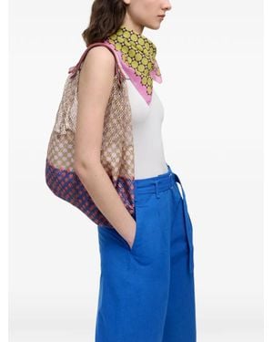 Epice Elziver Geometric-Print Tote Bag - Blue