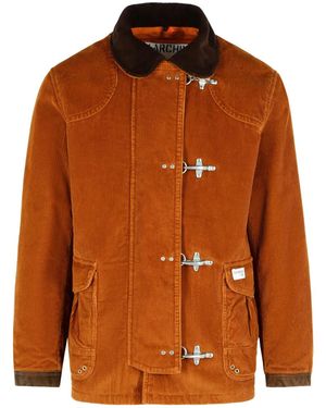 Fay Corduroy Jacket - Brown