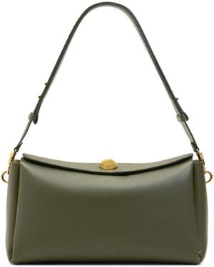 Ami Paris Cow Leather Carrousel Medium Bag - Green