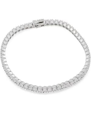 Hatton Labs Crystal-Embellished Tennis Bracelet - Metallic