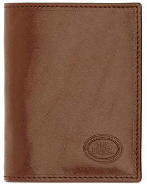 The Bridge Story Logo-Embossed Leather Cardholder - Brown